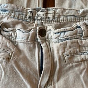 Free People boho tie-dye wide jeans